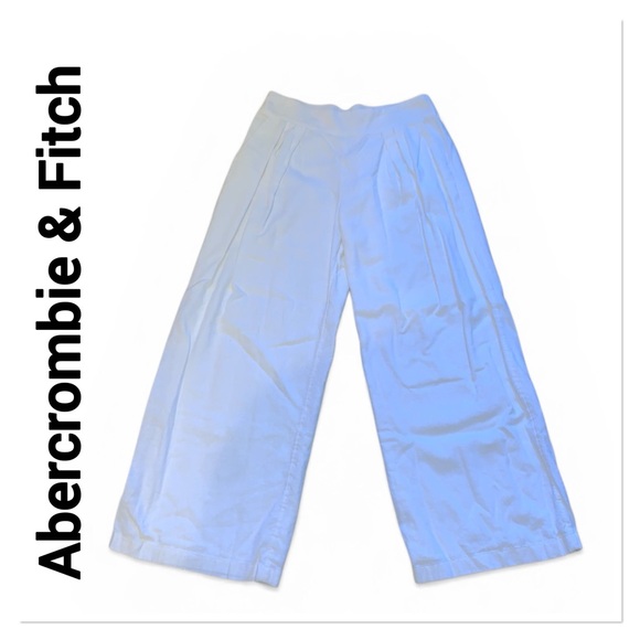 Abercrombie & Fitch Pants - ABERCROMBIE & FITCH  White Linen Casual Women’s Pants size medium